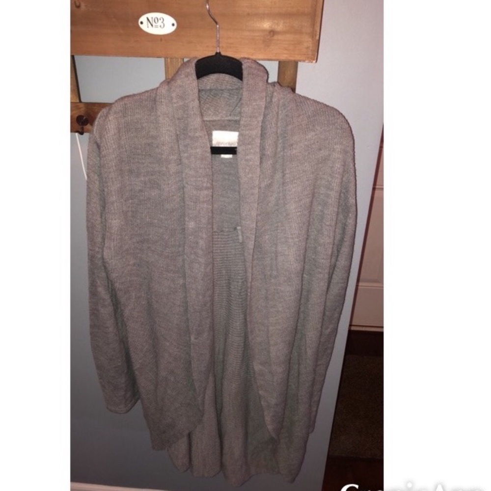 Plus size wool cocoon sweater